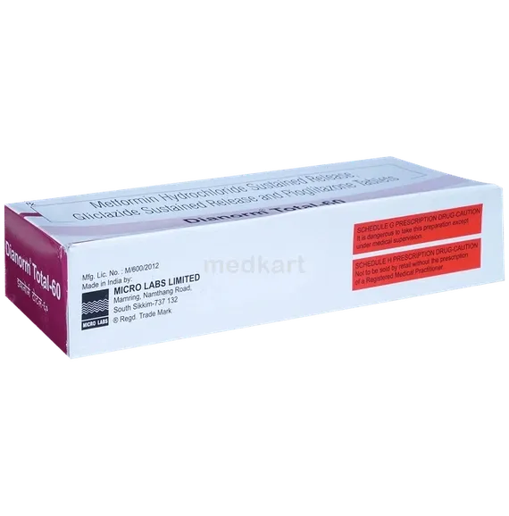 dianorm total 60mg tablet 10's
